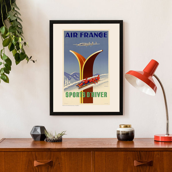 Affiche Sports d'Hiver - Air France