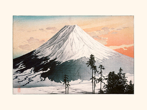 Affiche Mont Fuji, Quartier de Katsuyama - Takahashi