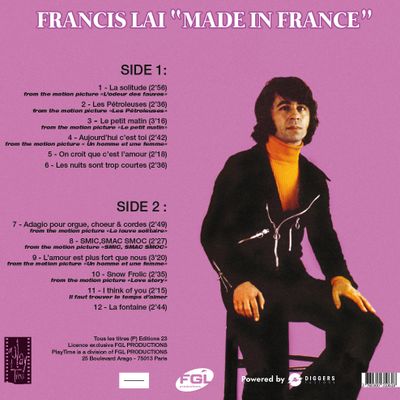 Made in France - Francis Lai