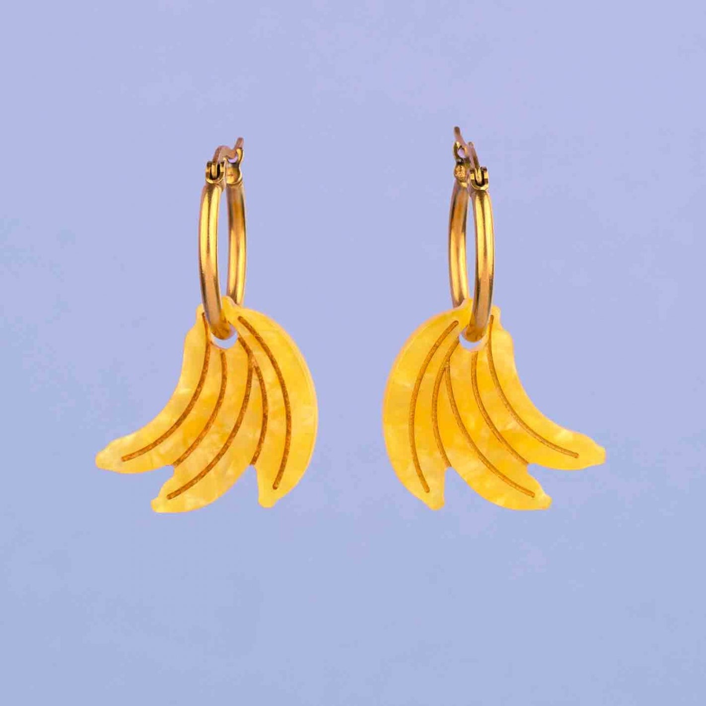 Boucles d'oreilles Bananes