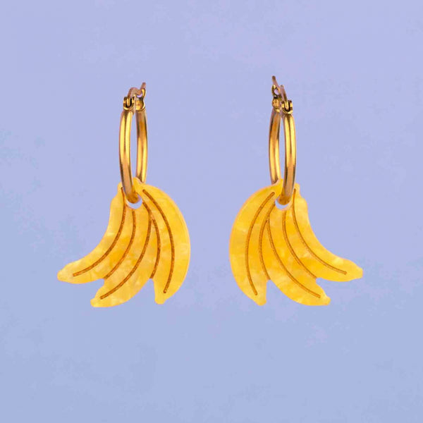 Boucles d'oreilles Bananes