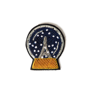 Broche Boule à neige Paris