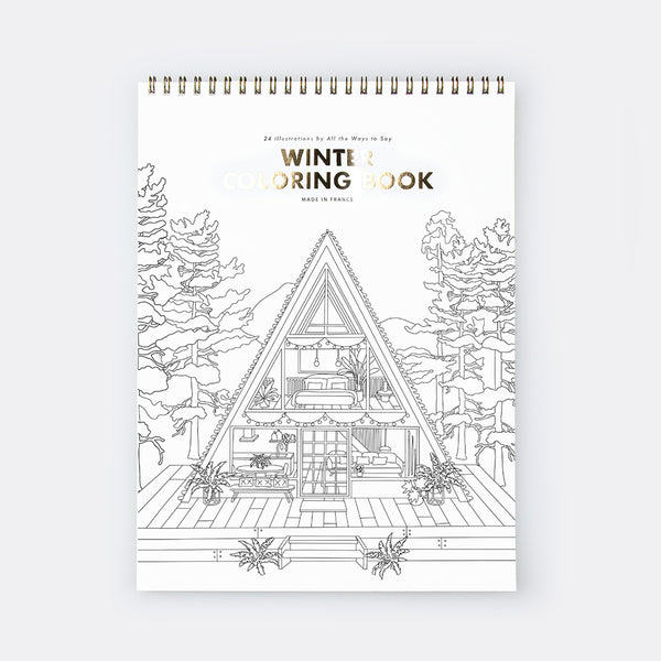 Cahier de Coloriage d'Hiver